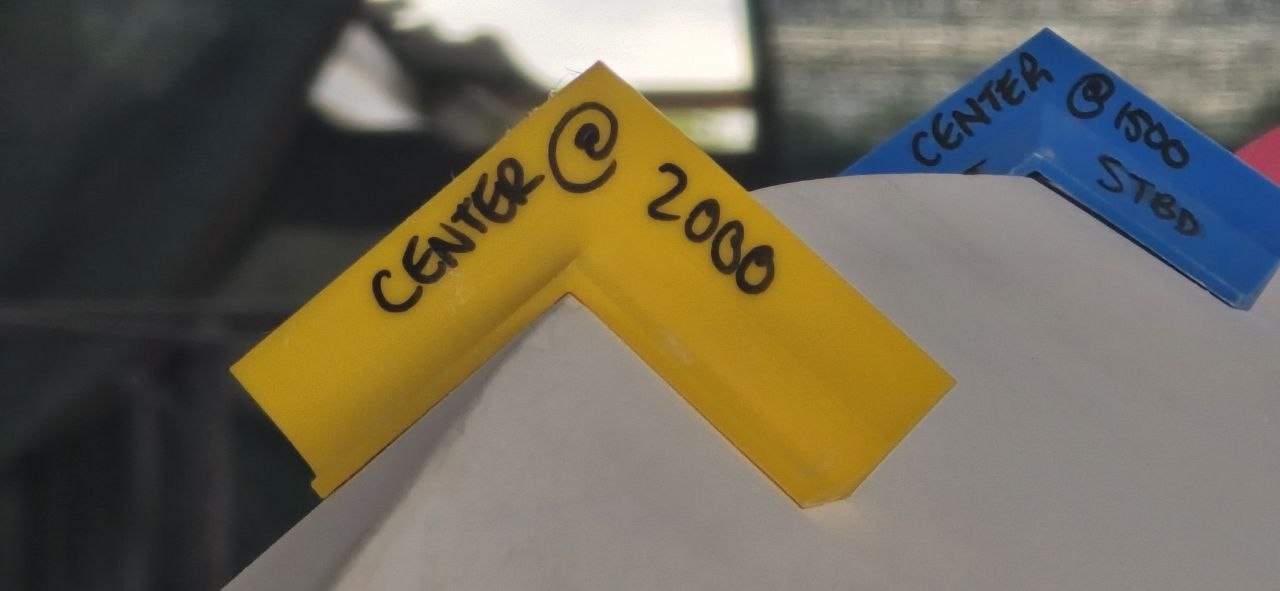 3D printed hull station markers