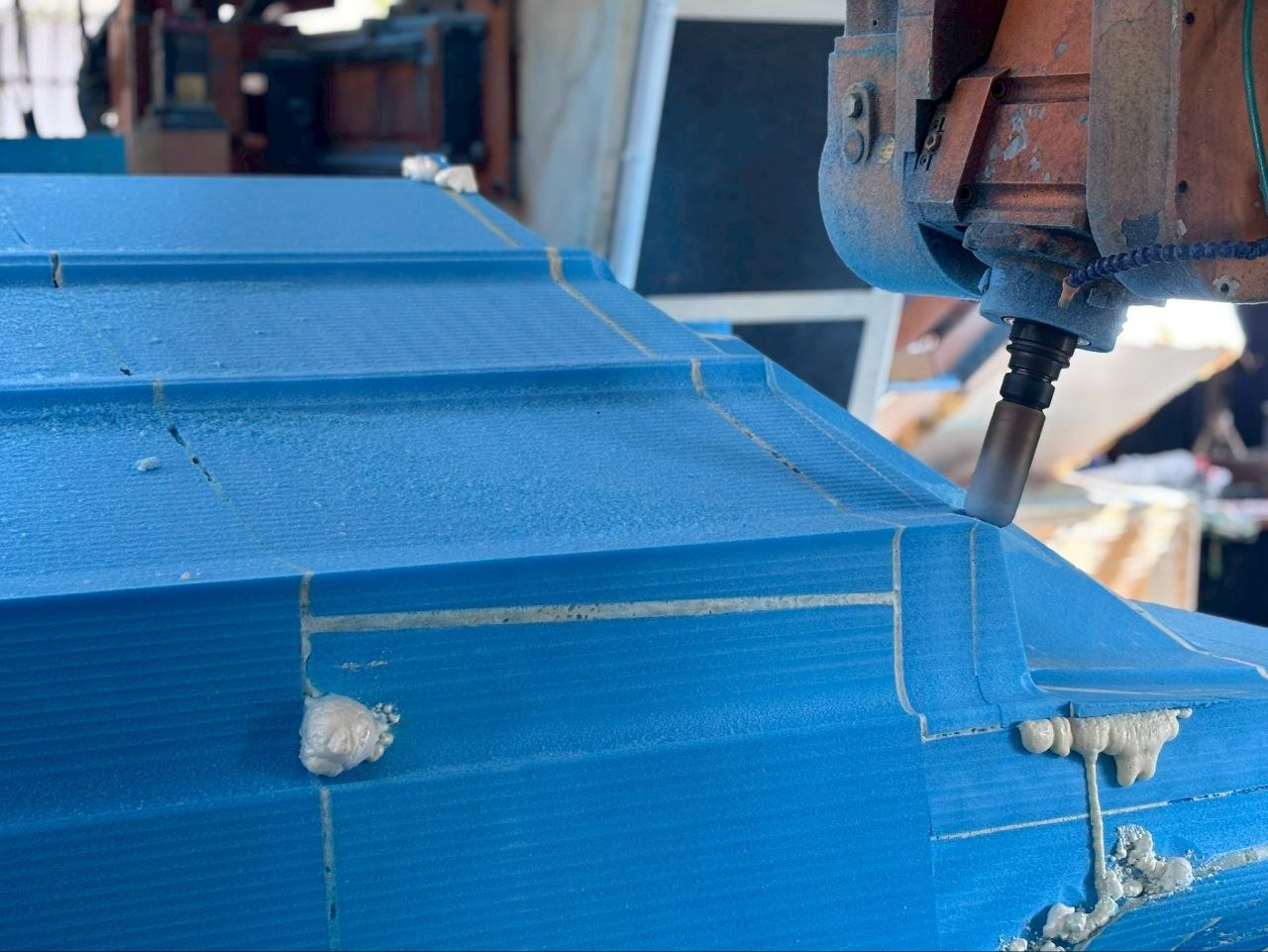 CNC cutting stepped deck geometry