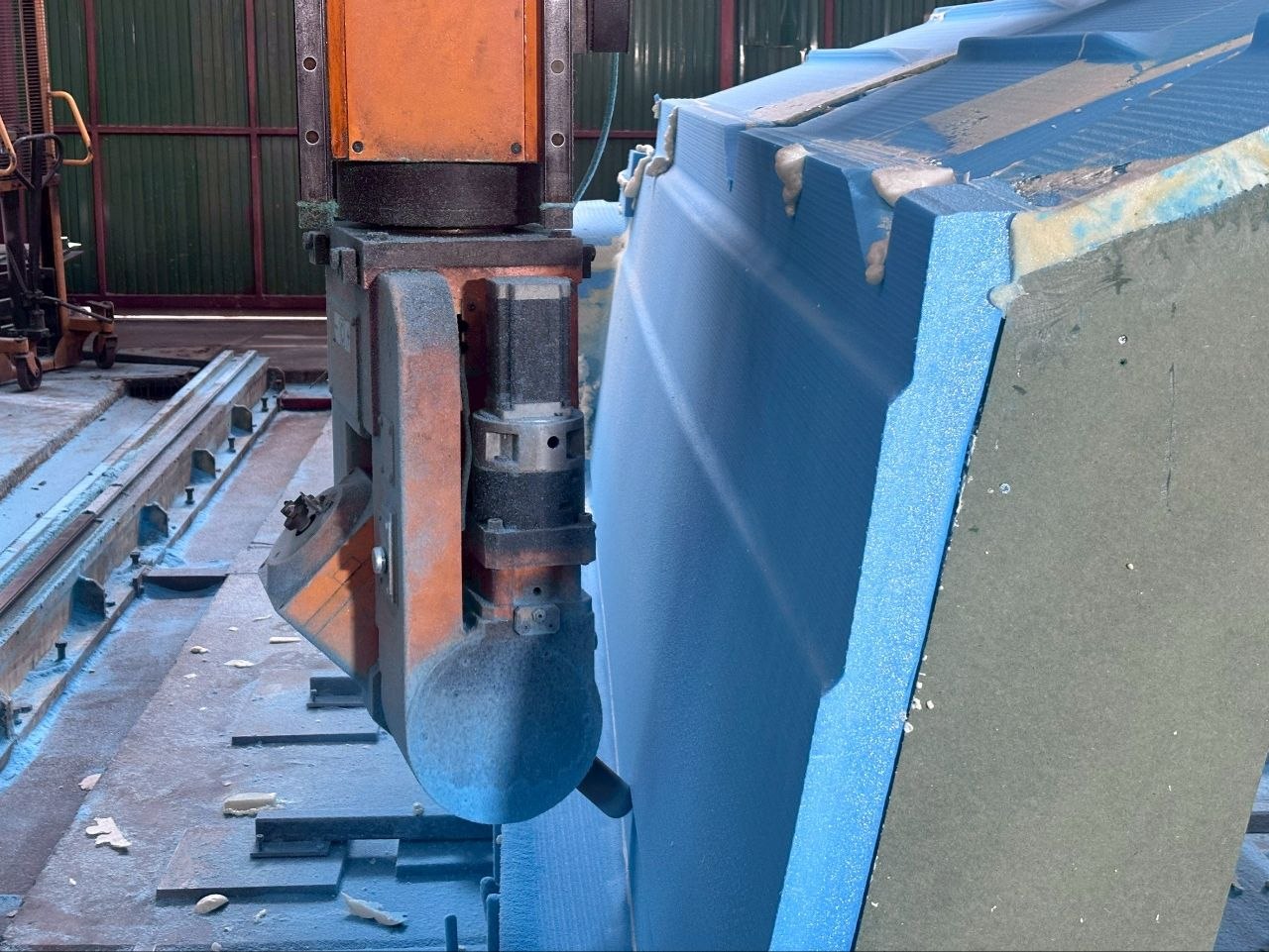 CNC cutting hull side and chine