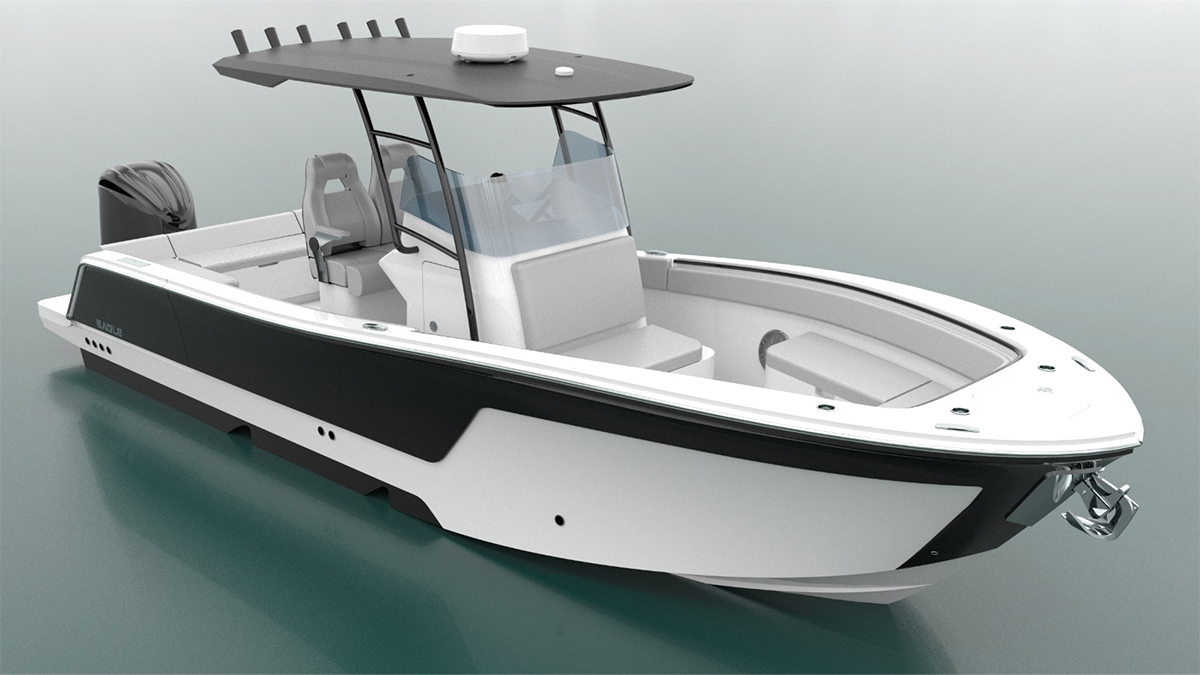Eagle Marine 25CC â€” starboard quarter